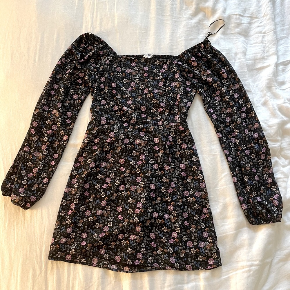 Nordstrom floral mini dress size large